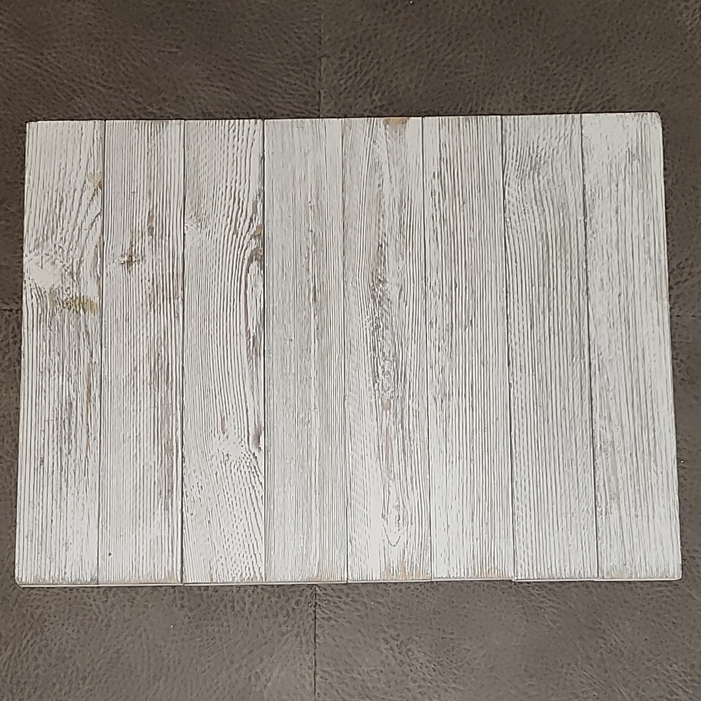 White Wooden Plank Decor